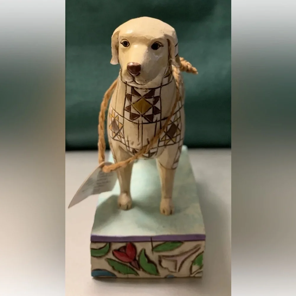 COPY - NEW Jim Shore Heartwood Creek 4004860 Ingot GOLDEN RETRIEVER Dog Figure …